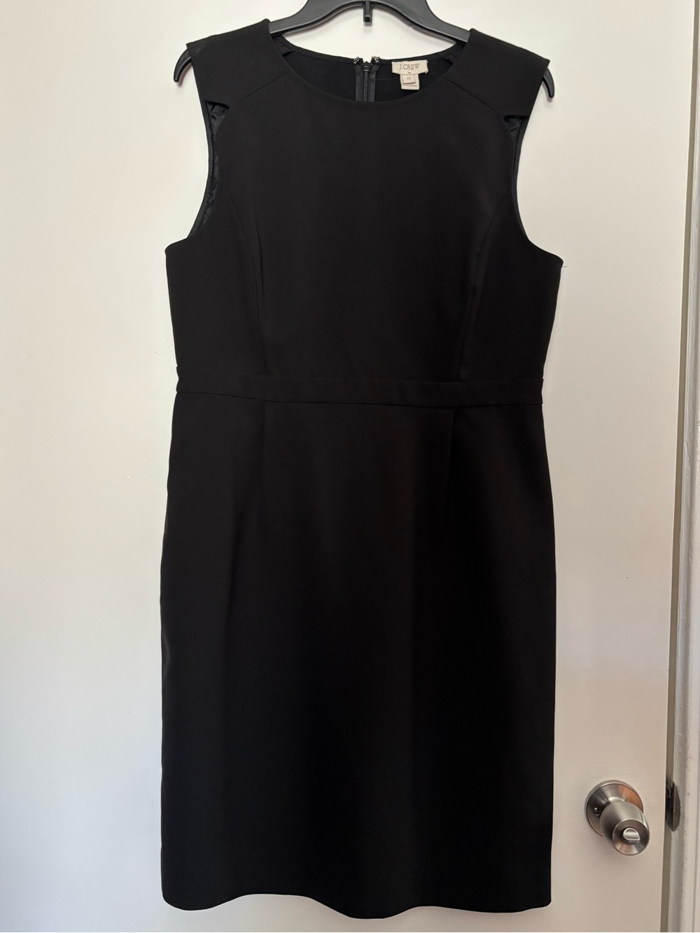 J Crew Black Sheath Dress